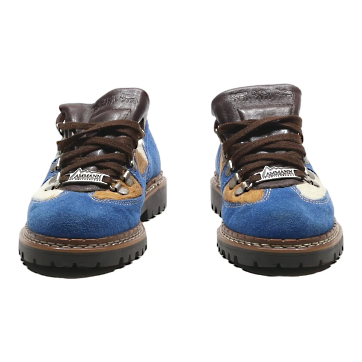 AMMANN Chukka Boots Blue Suede Womens UK 3