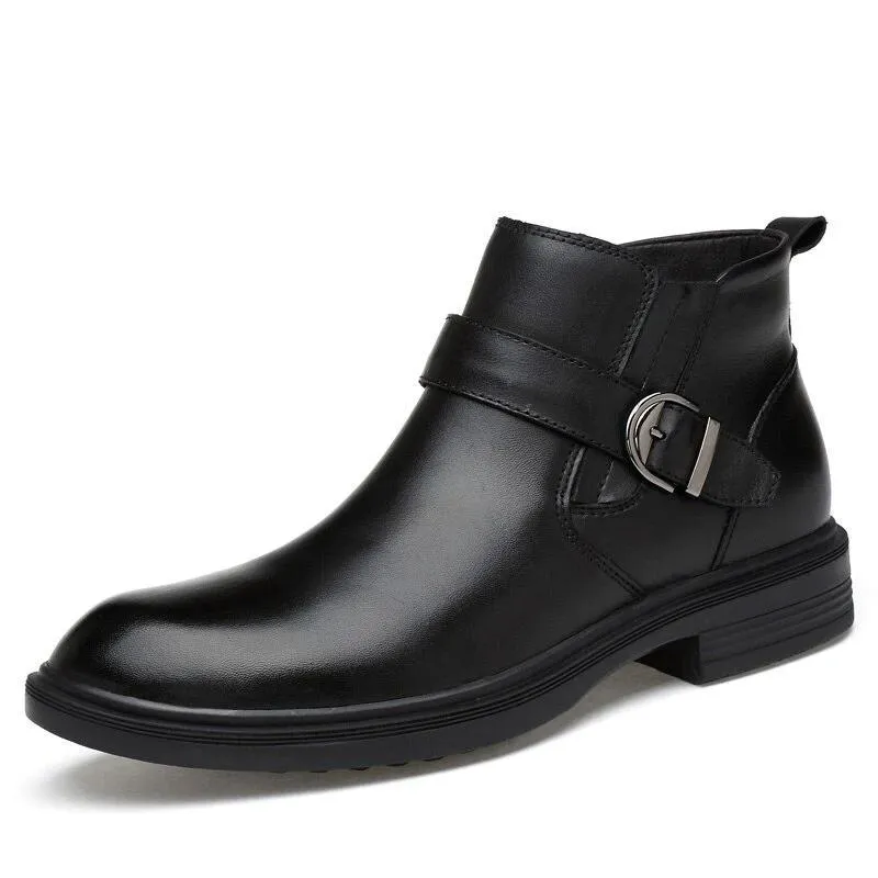 Angelo Ricci™ Grain Leather Handmade Boots