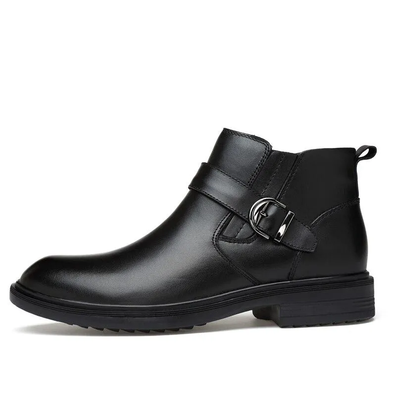 Angelo Ricci™ Grain Leather Handmade Boots