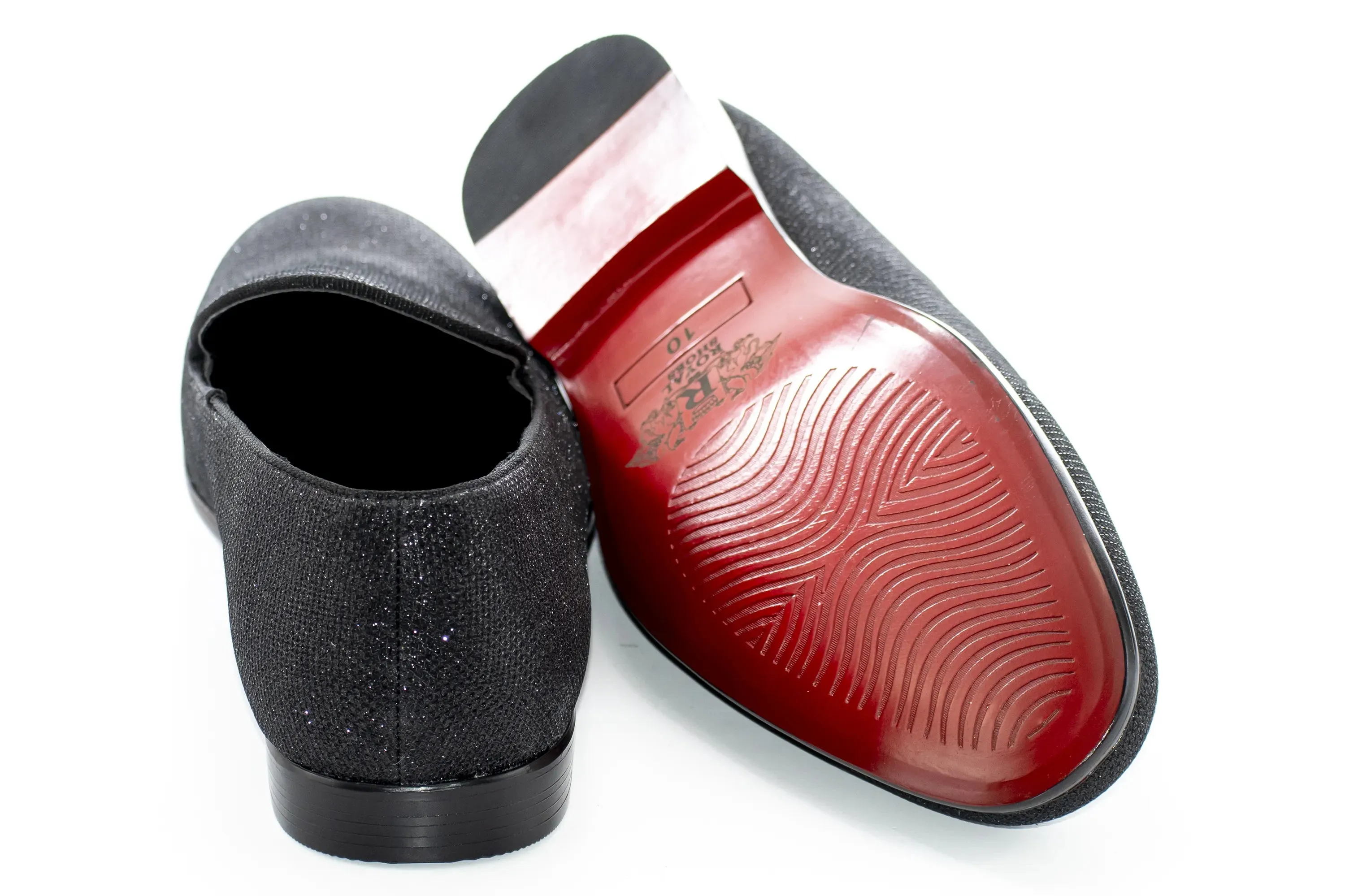 Black Glistening Fashion Loafer