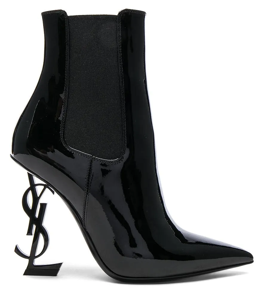 Black Patent Opyum Chelsea Boots