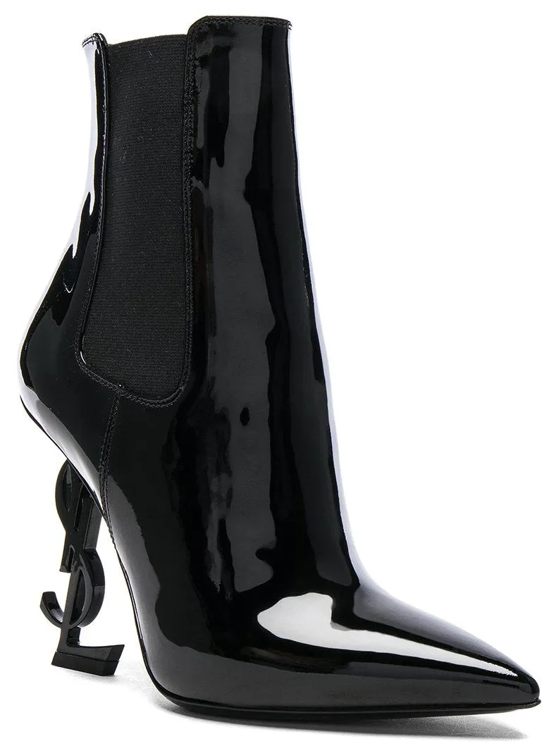 Black Patent Opyum Chelsea Boots