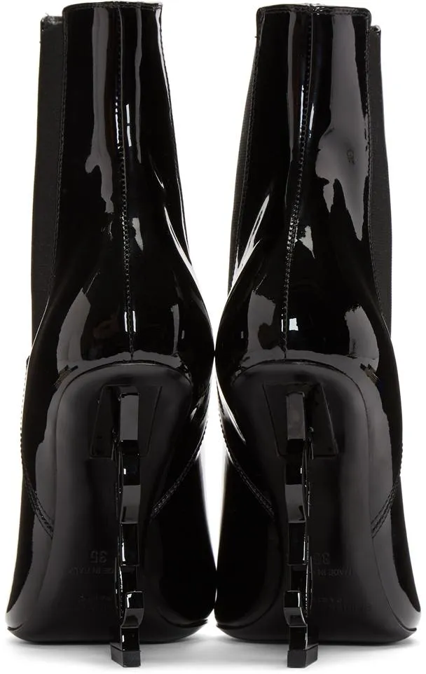 Black Patent Opyum Chelsea Boots