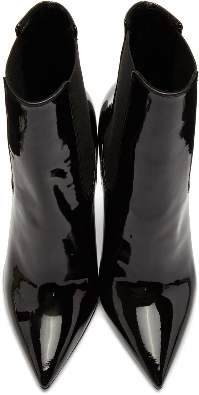 Black Patent Opyum Chelsea Boots