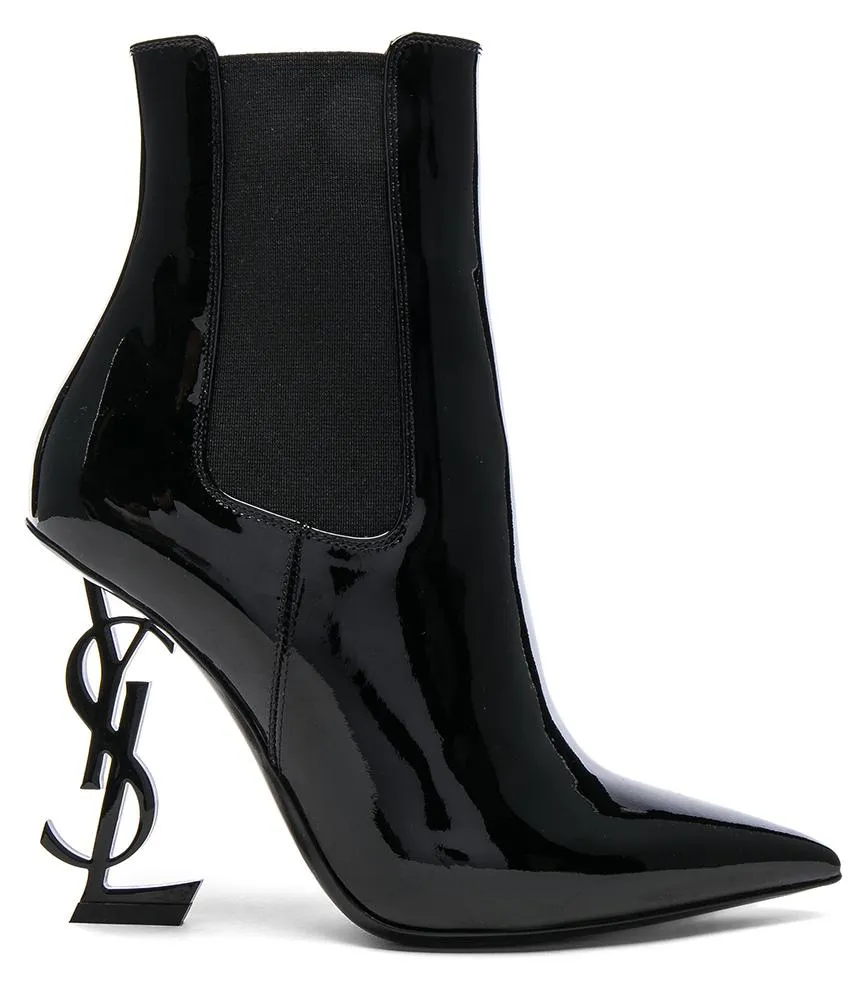 Black Patent Opyum Chelsea Boots