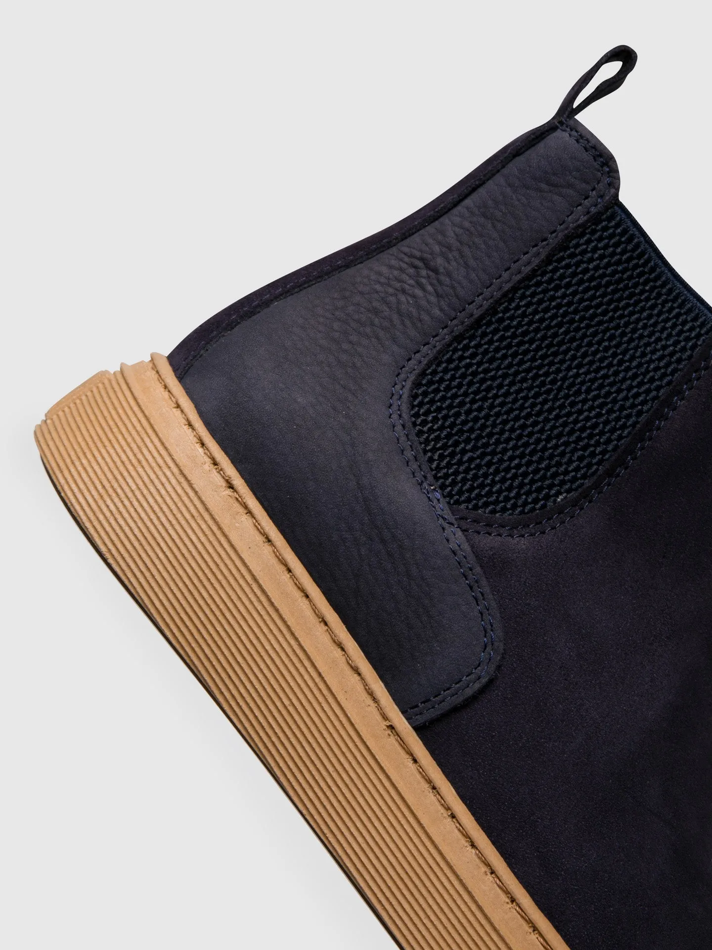 Blue Chelsea Ankle Boots