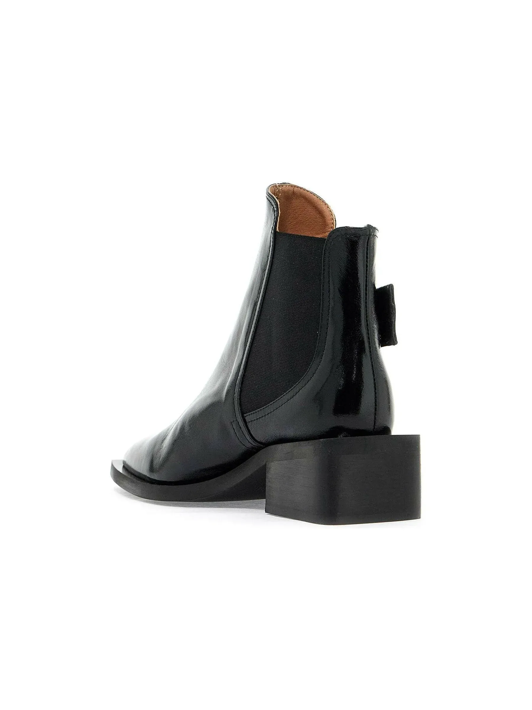 Chunky Buckle Chelsea Boots