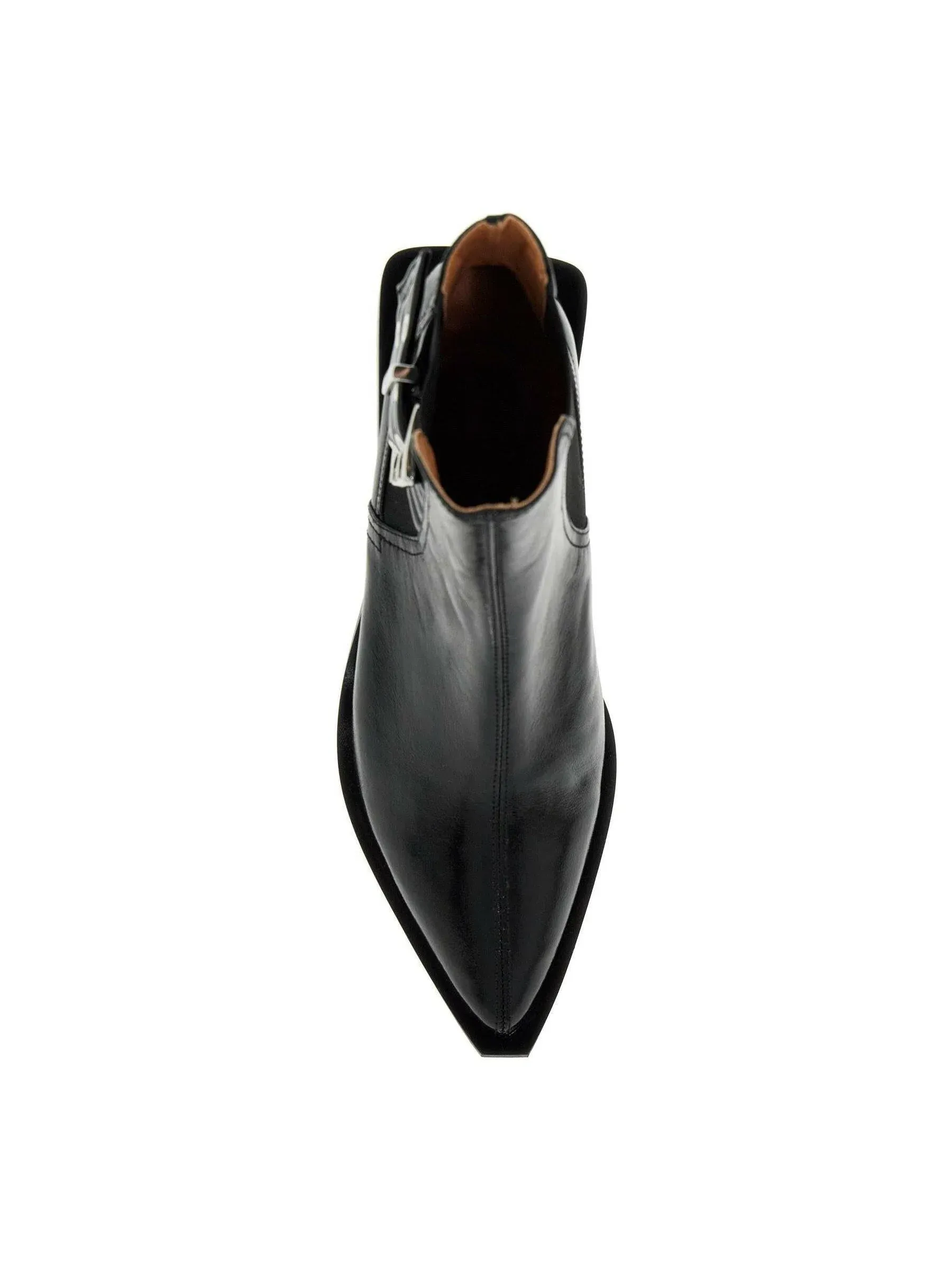 Chunky Buckle Chelsea Boots