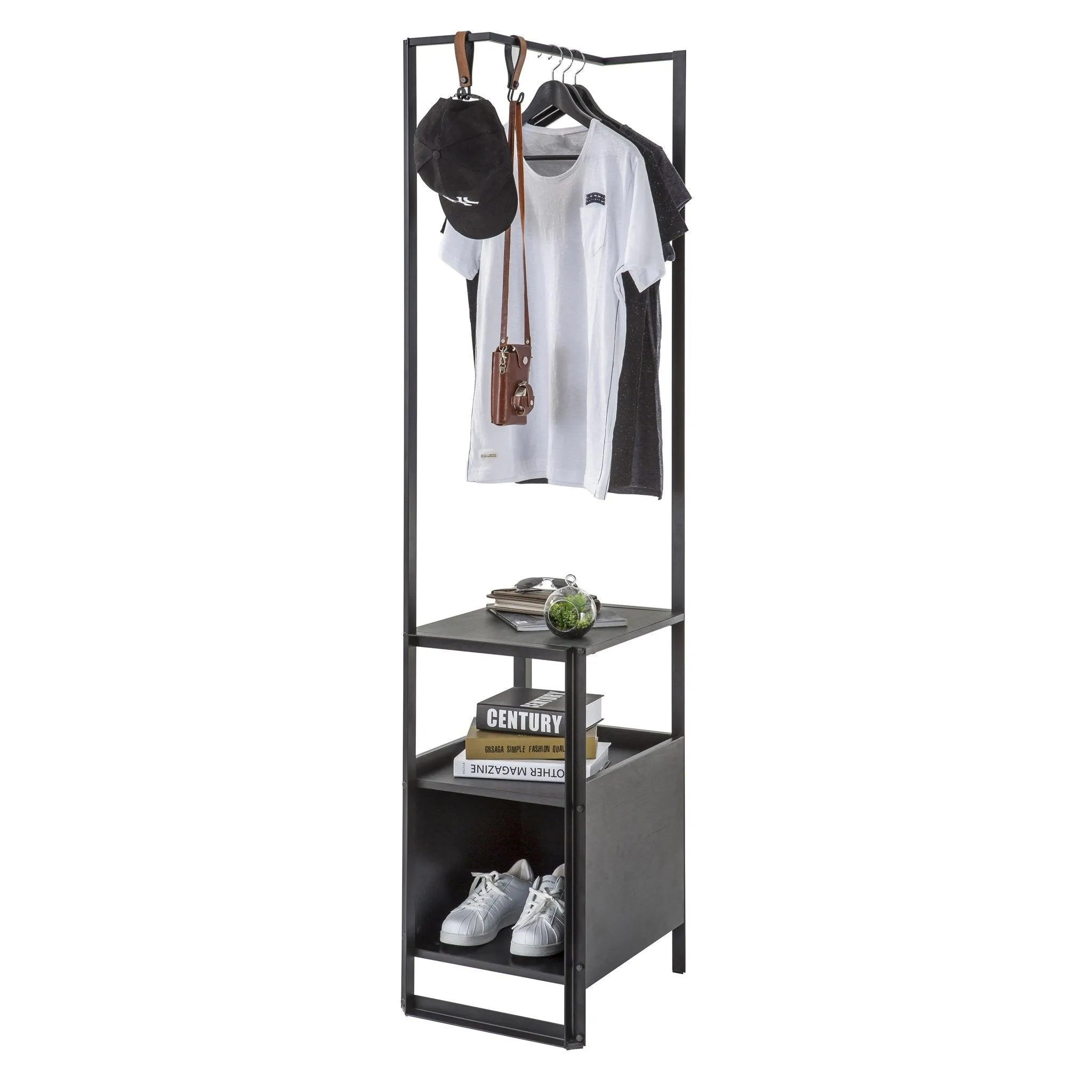 Cilek Dark Metal Bookcase Without Door