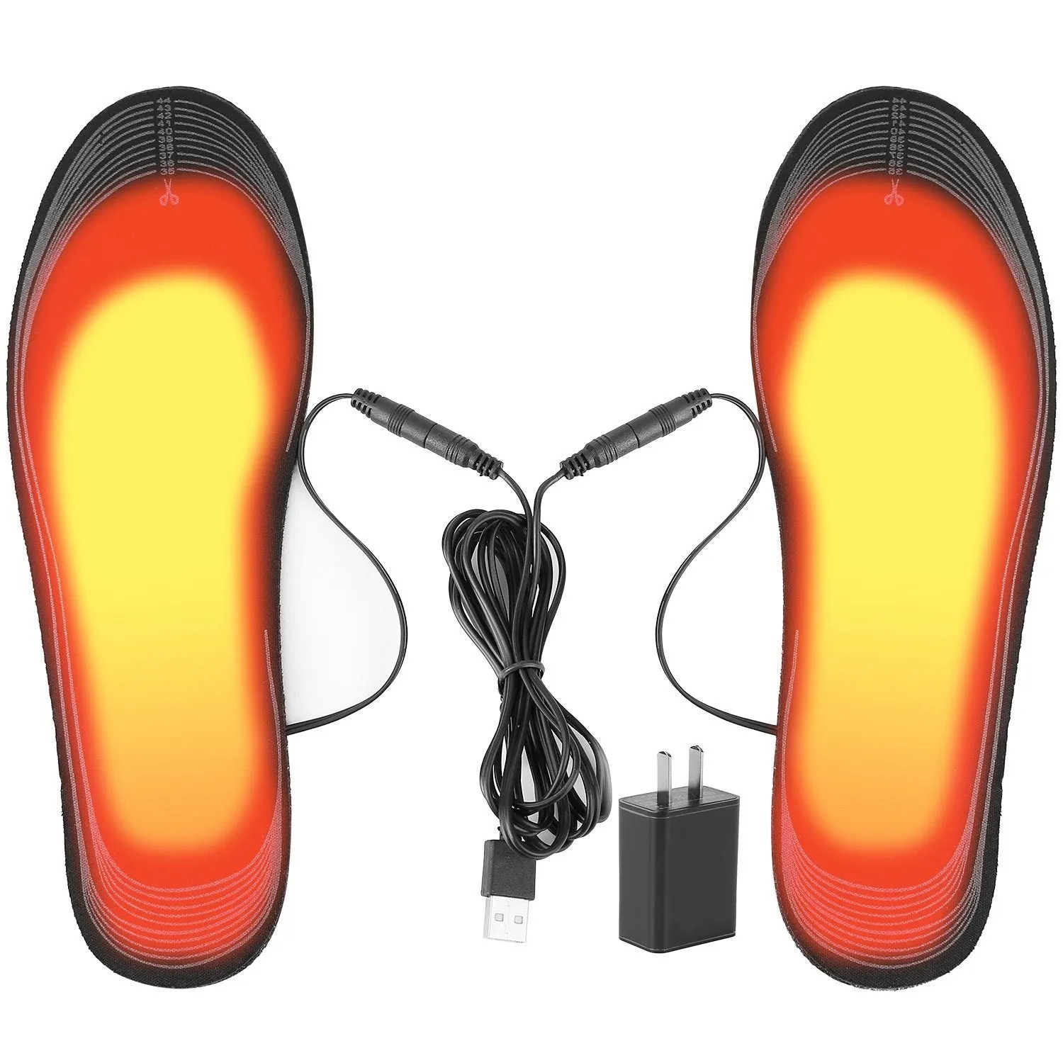 Electric Heated Insoles USB Foot Warmer Pads