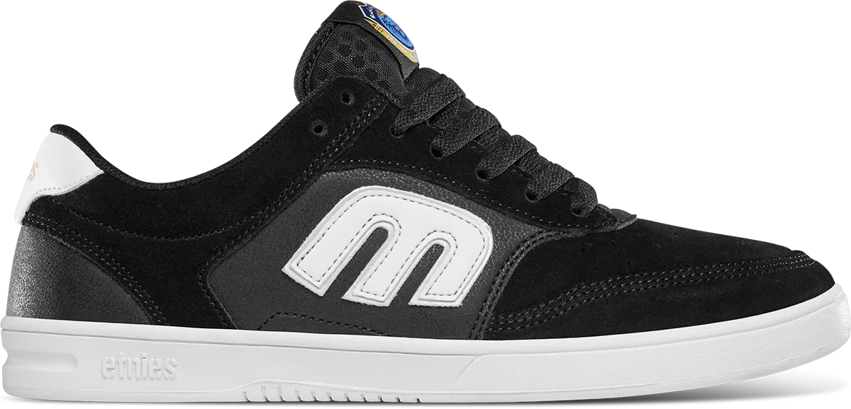 Etnies Mens The Aurelien Black White Shoes
