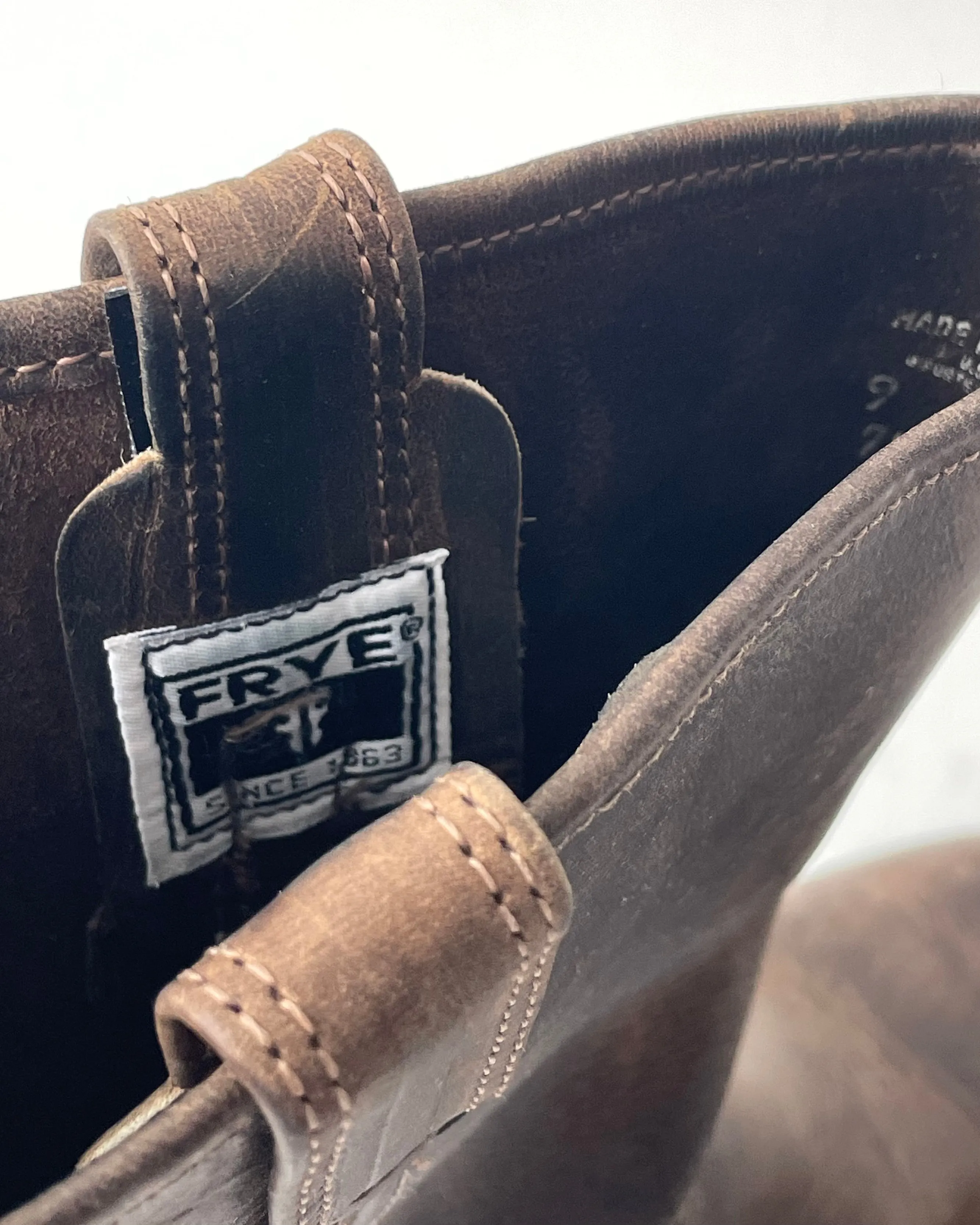 Frye Distressed Leather Boots