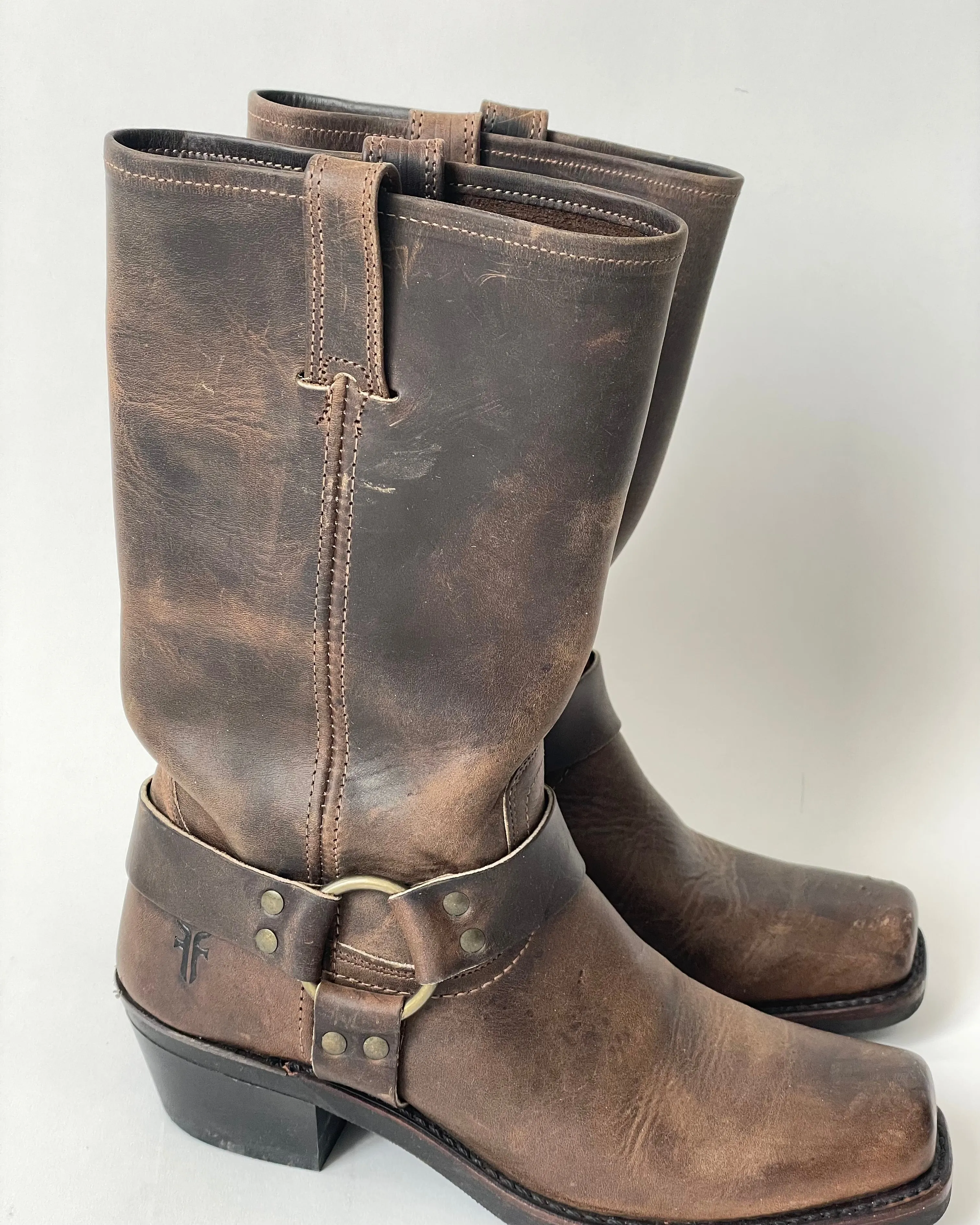 Frye Distressed Leather Boots