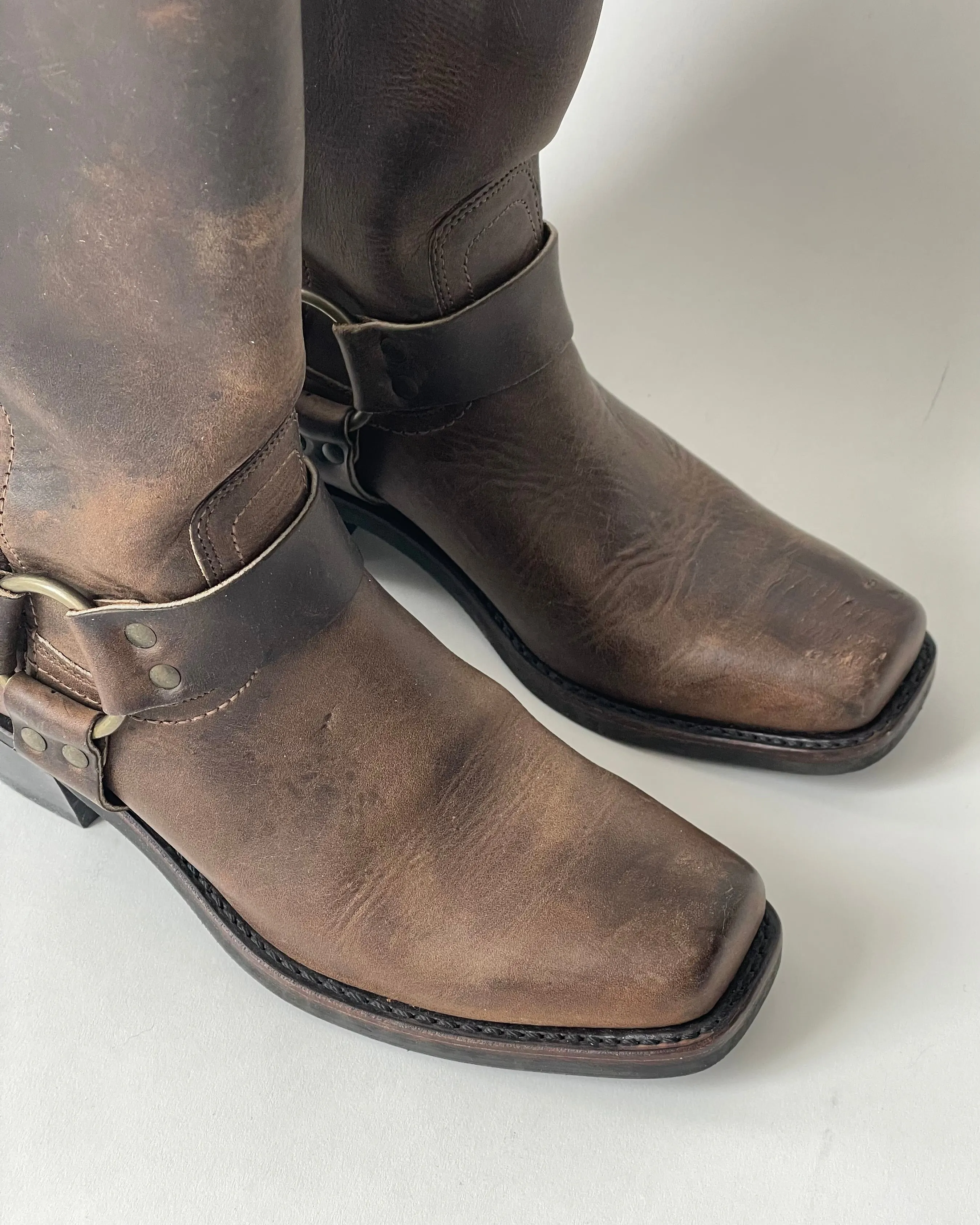 Frye Distressed Leather Boots