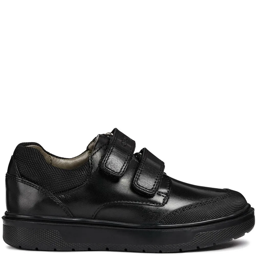 Geox J Riddock B. F Touch Fastening Junior School Shoes