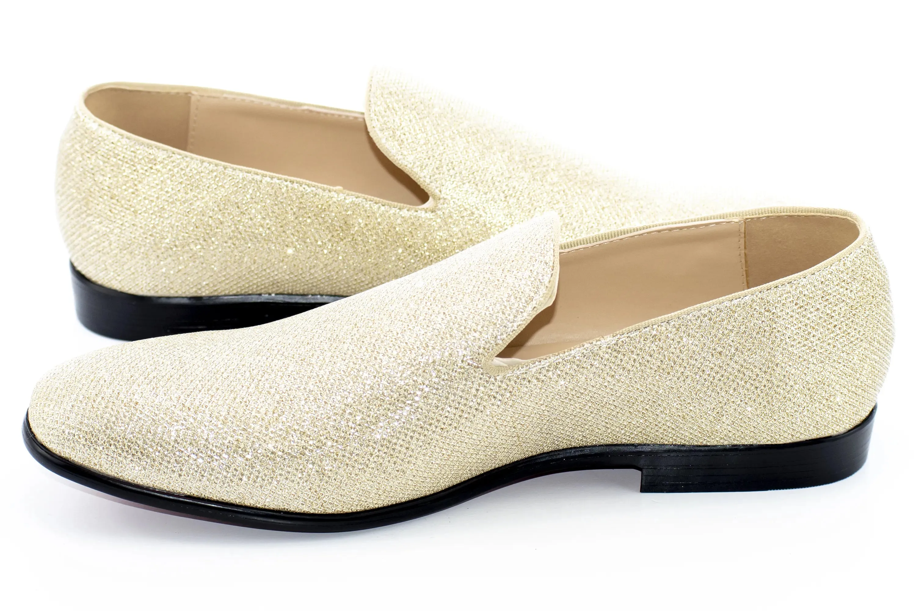 Gold Glistening Fashion Loafer
