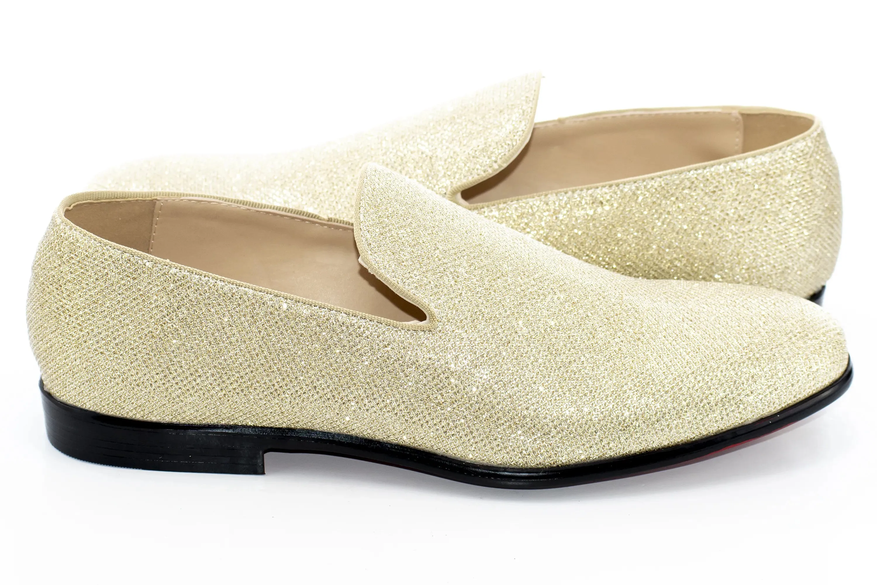 Gold Glistening Fashion Loafer