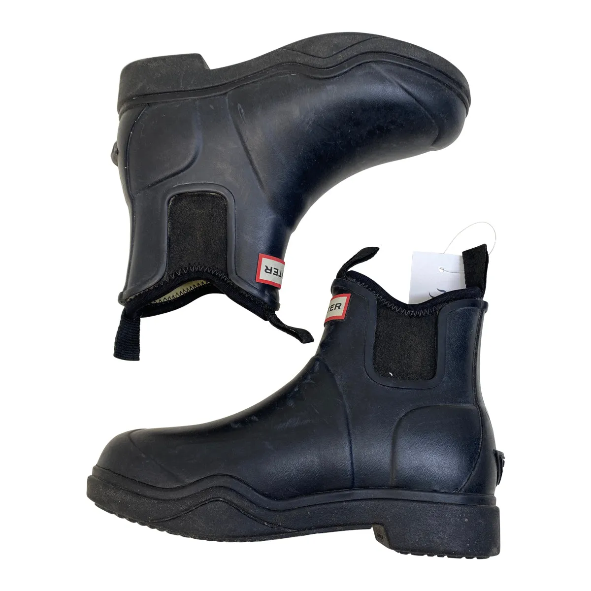 Hunter PLAY™ Neoprene 'Chelsea' Boots in Black - Women's 5