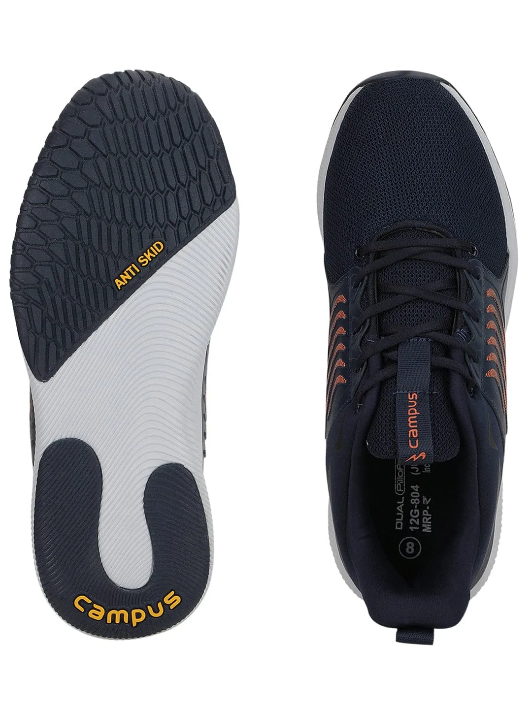 JUNO Navy Men's Running Shoes