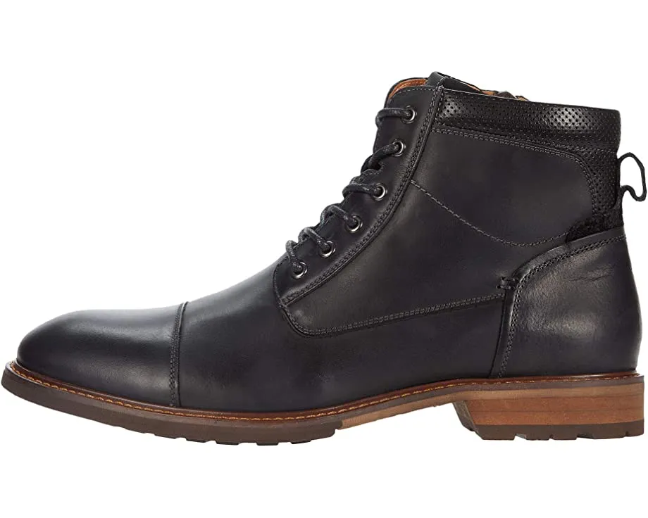 Lodge Cap Toe Lace-Up Boot Florsheim, black