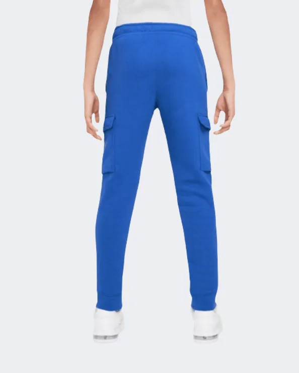 Nike Sportswear Fleece Cargo Boys Lifestyle Pant Royal Dx2299-480