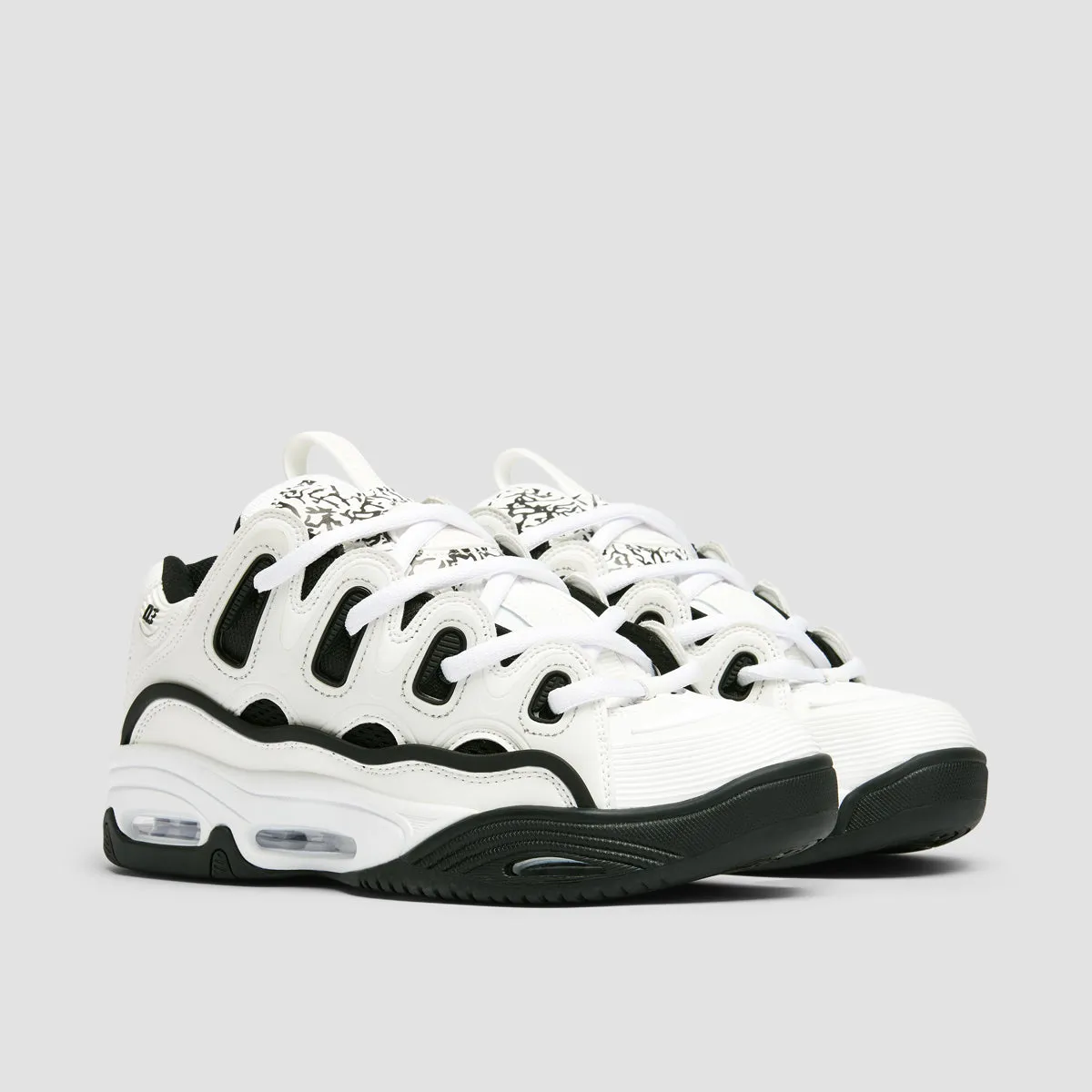 Osiris D3 2001 Shoes - Black/White/Crack