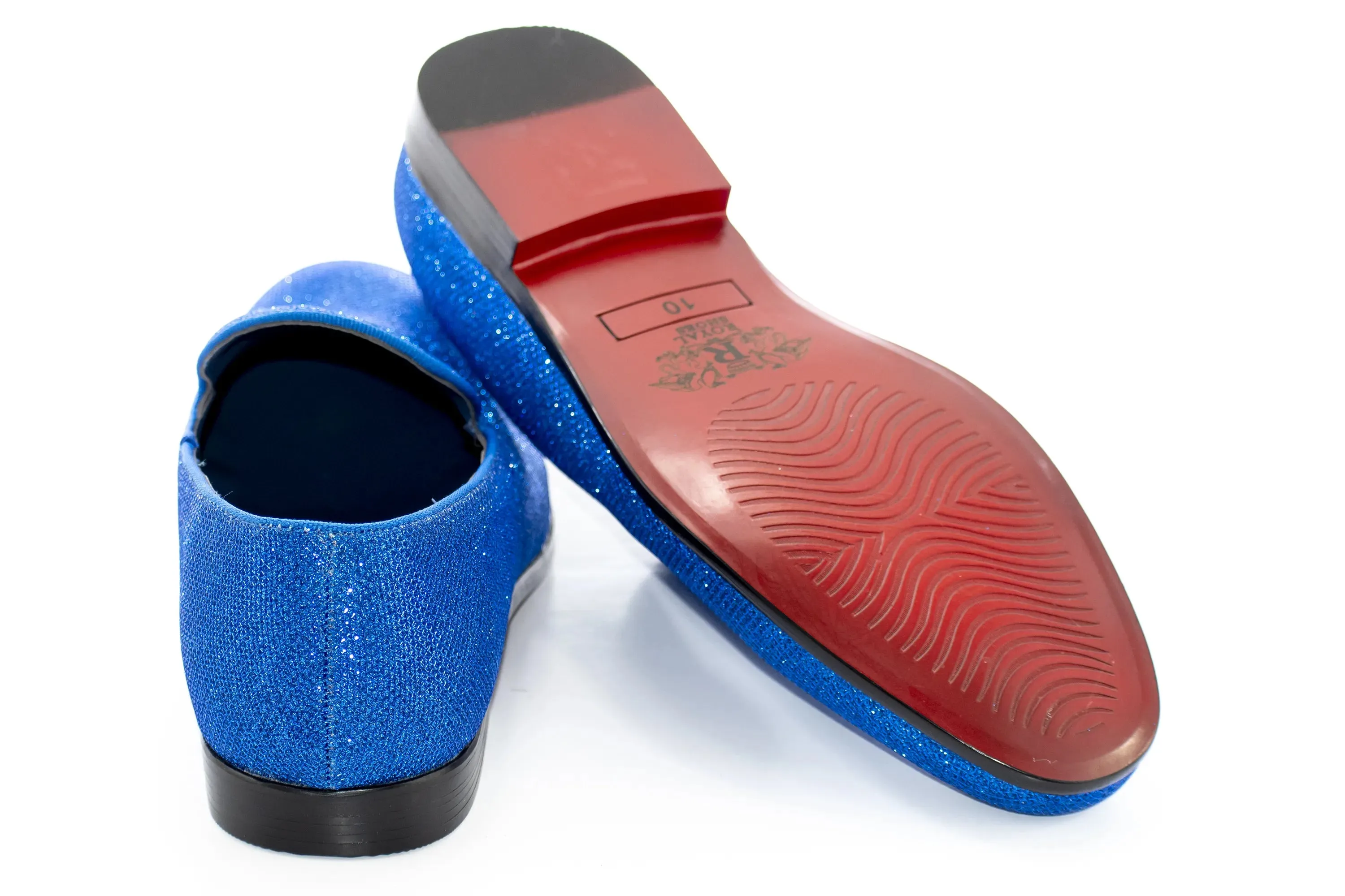 Royal Blue Glistening Fashion Loafer