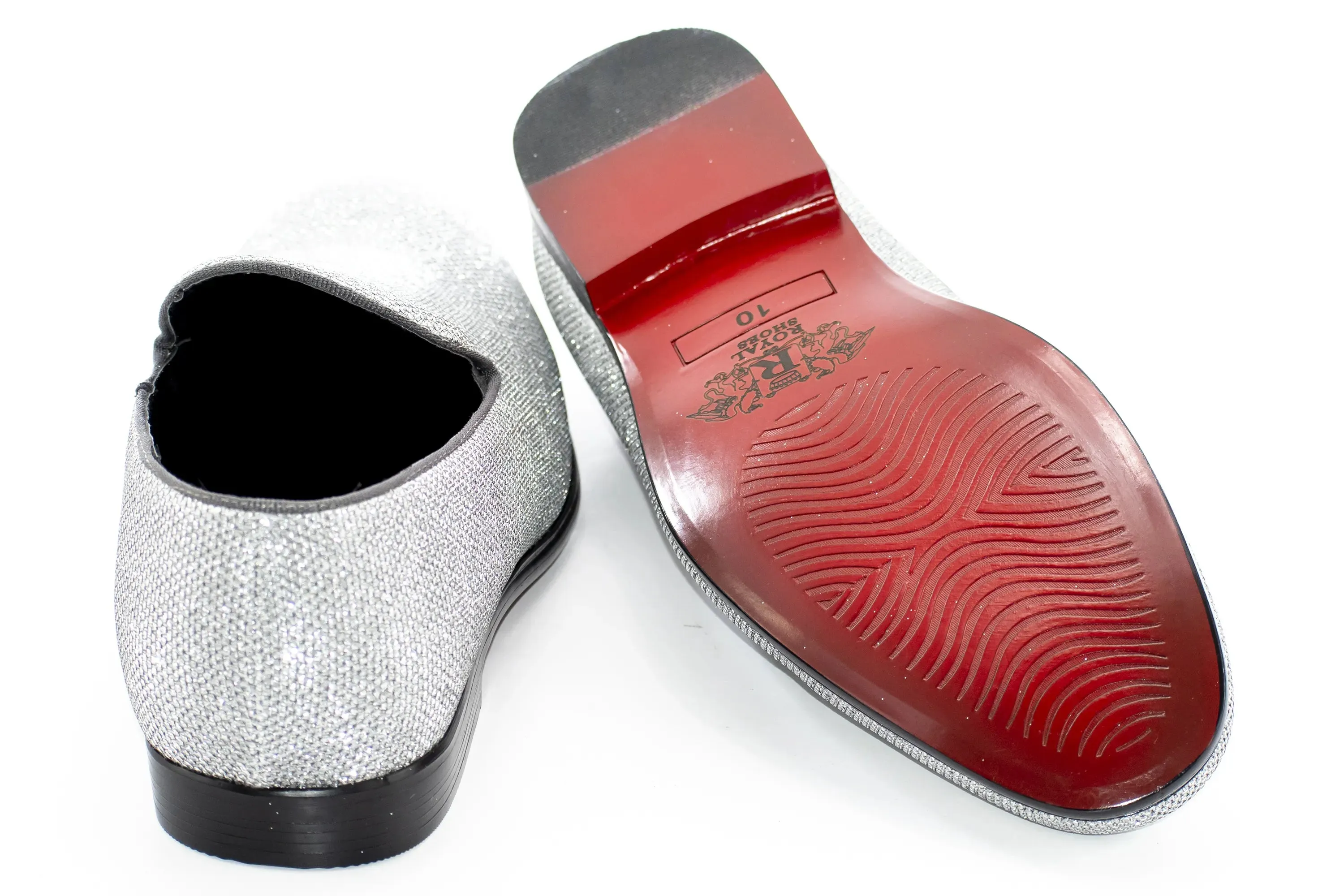 Silver Glistening Fashion Loafer