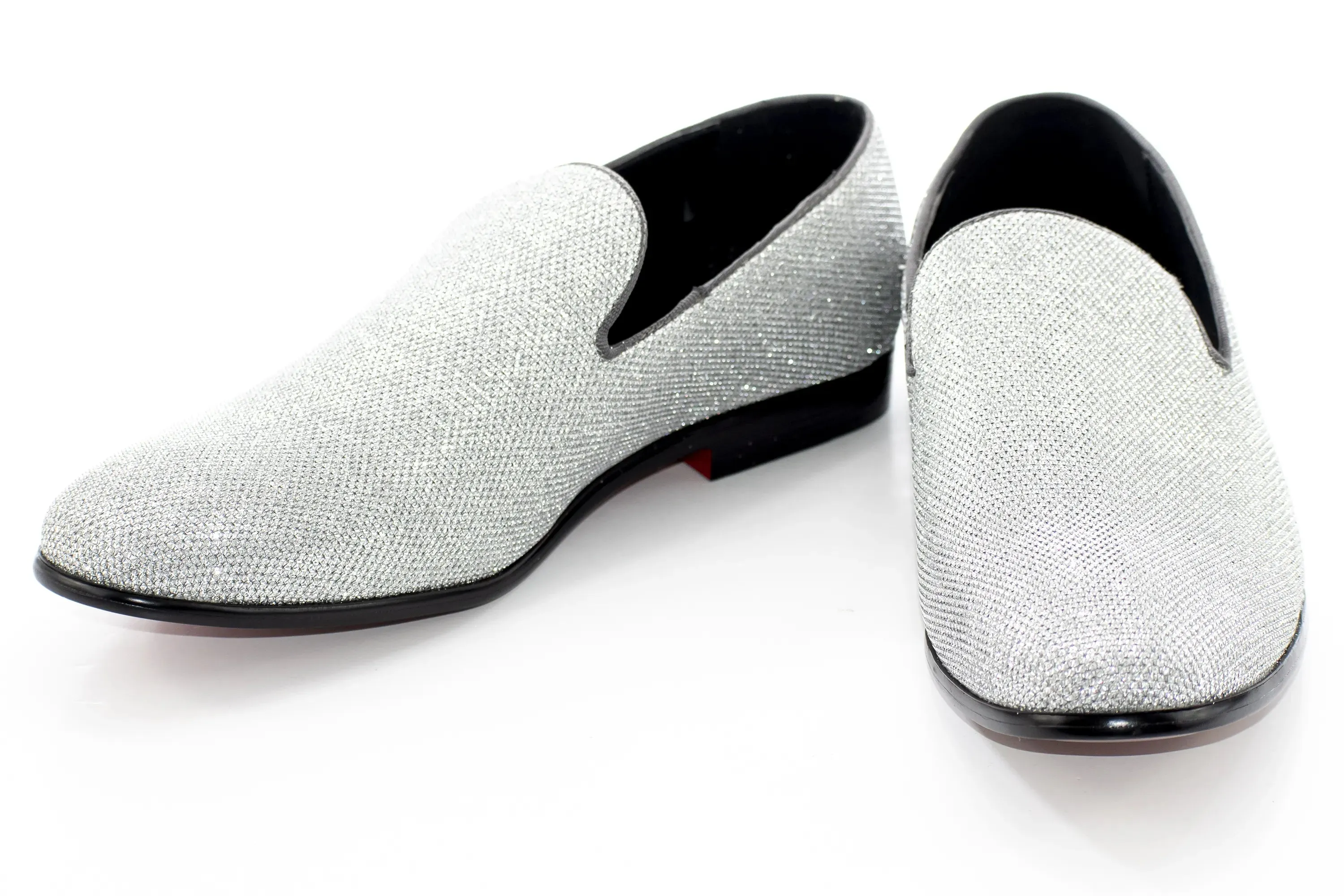Silver Glistening Fashion Loafer