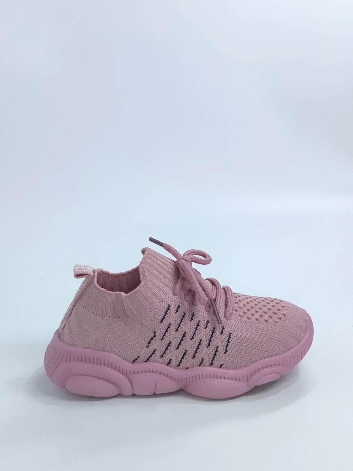 Toddler Girls Knit Lace-up Running Shoes