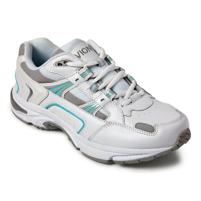 Womens Vionic Walker Active Sneaker White/Blue