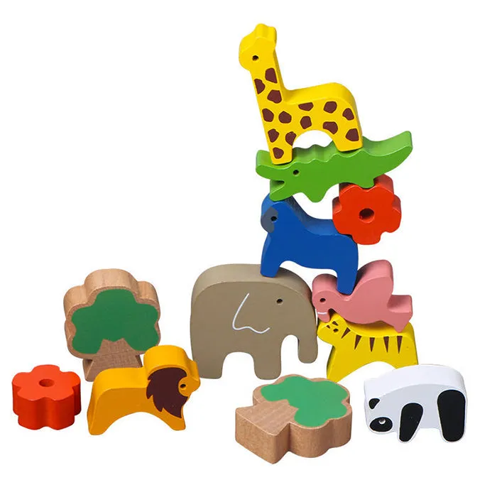 Wooden Animal Seasaw Game- Fine Motor Toys For Children